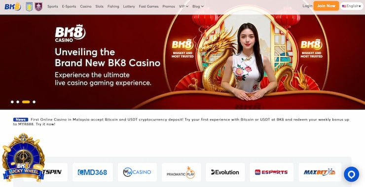 BK8 Homepage