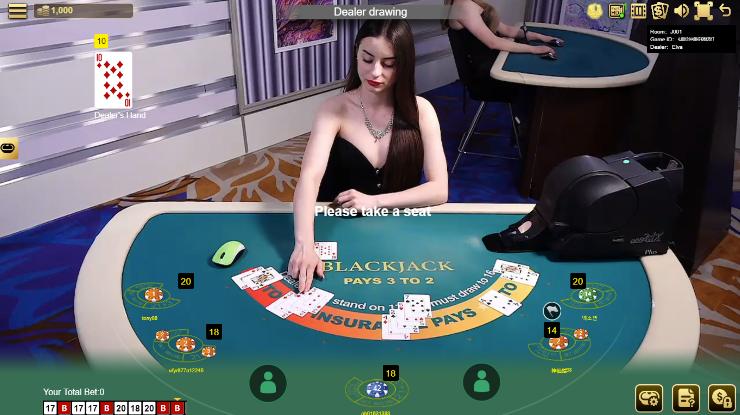 eBet Live Casino Malaysia Blackjack