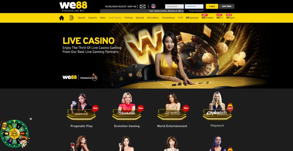 we88 ewallet casino