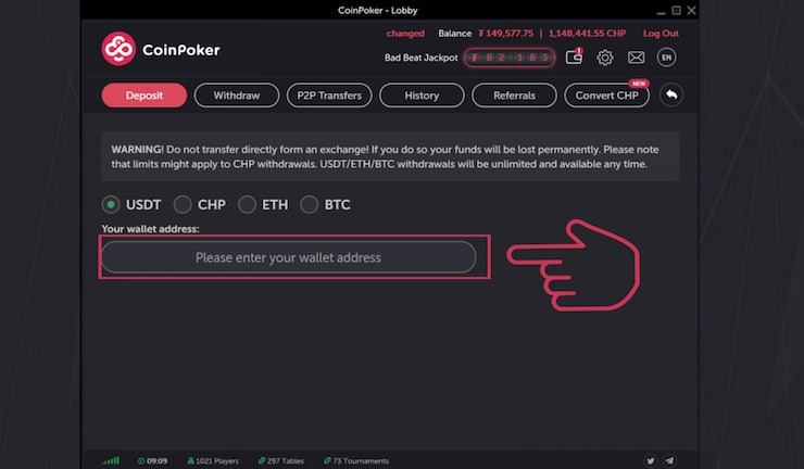 Coinpoker how to sign up