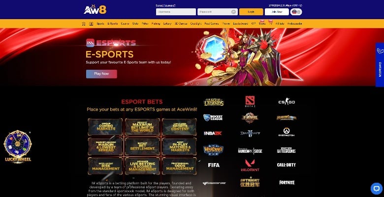 eSports betting MY AW8