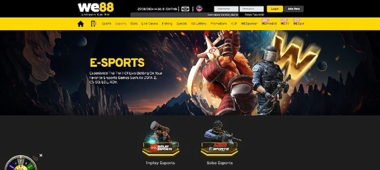 eSports betting MY We88 (1)