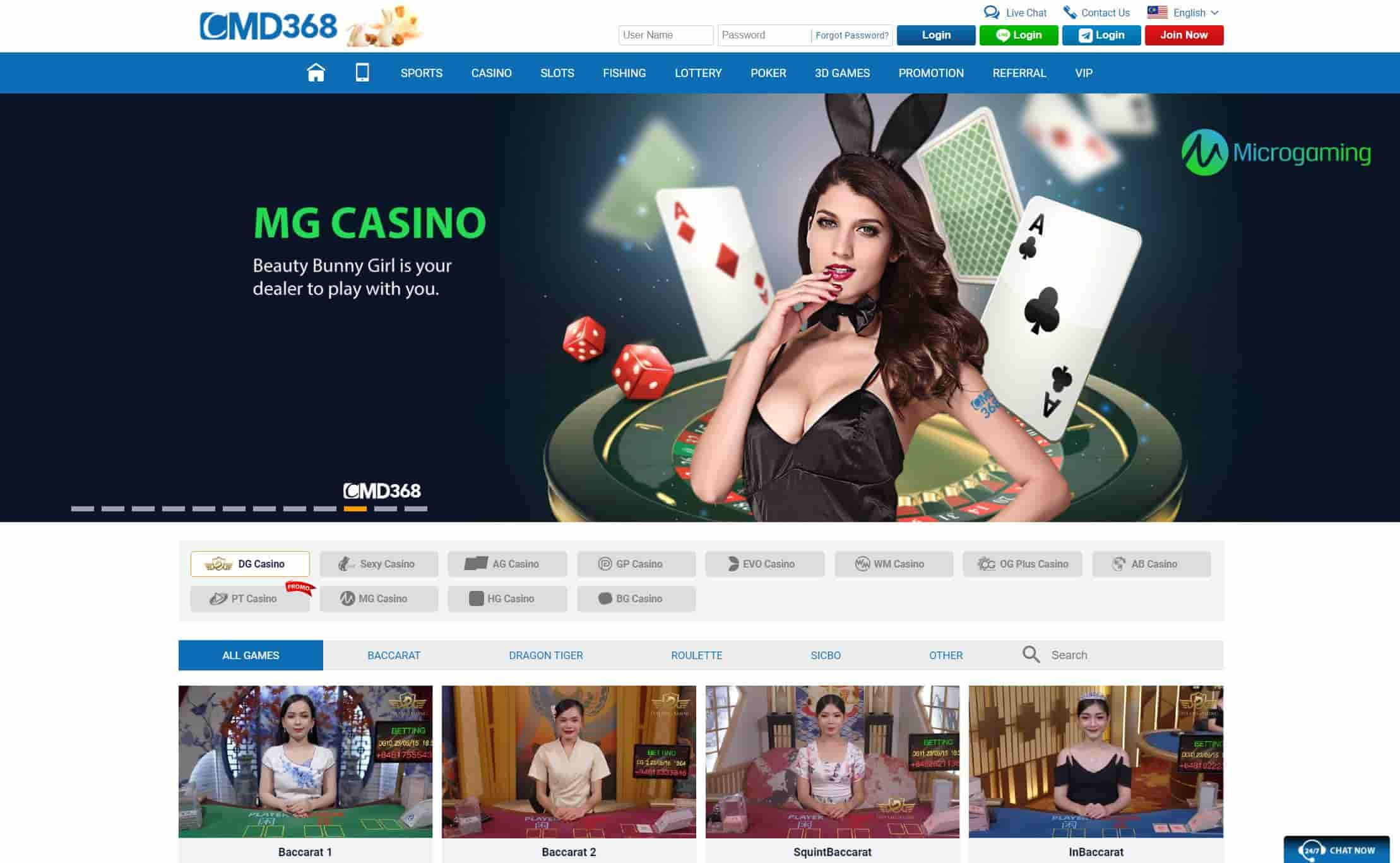 cmd368 casino homepage