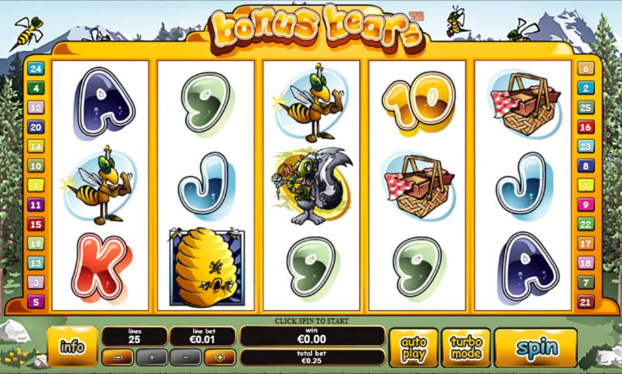 bonus bears video slot