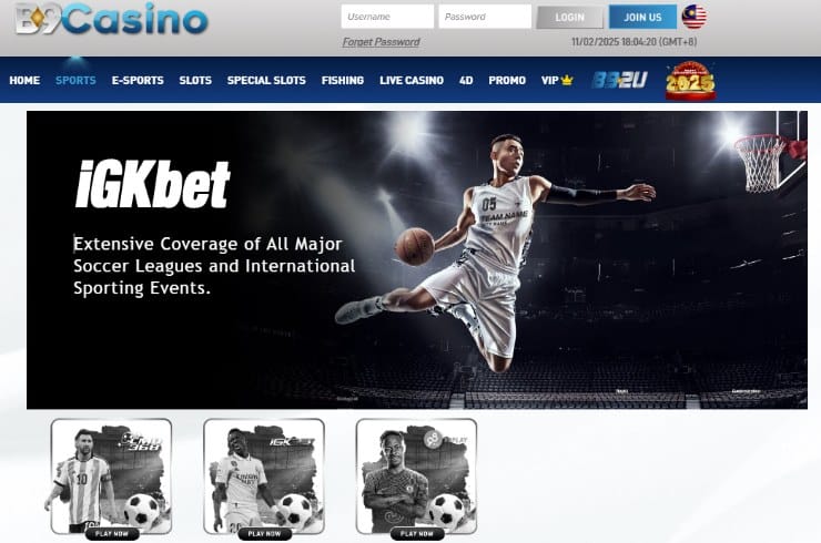 B9Casino sports