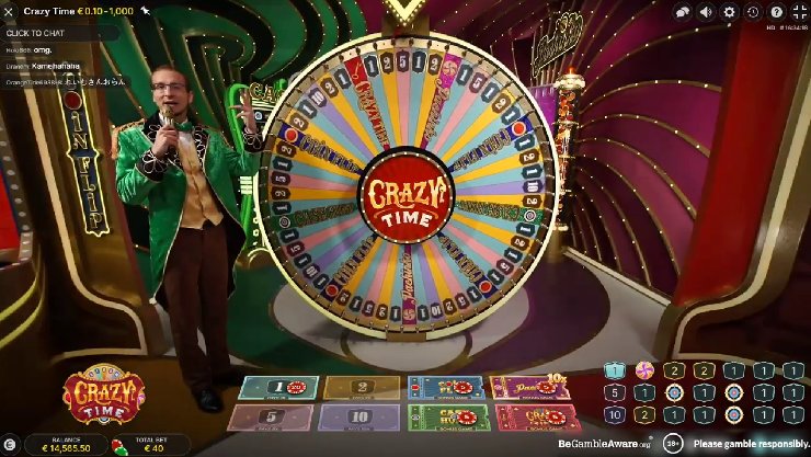 Crazy Time casino game