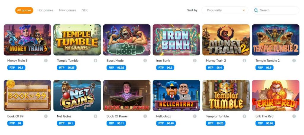 bk8 relax gaming casinos