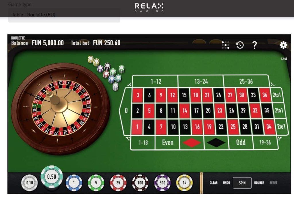 roulette relax gaming
